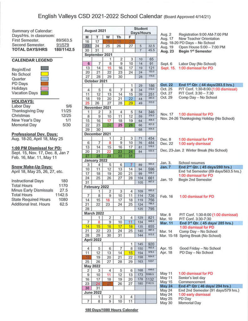 District 91 Calendar 2022 English Valleys Community School District Calendar 2022 - Publicholidays.com